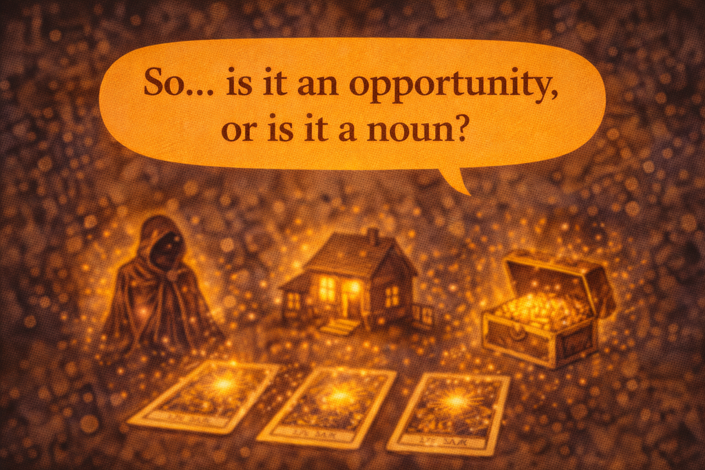Tarot BS #Opportunity or a Noun?