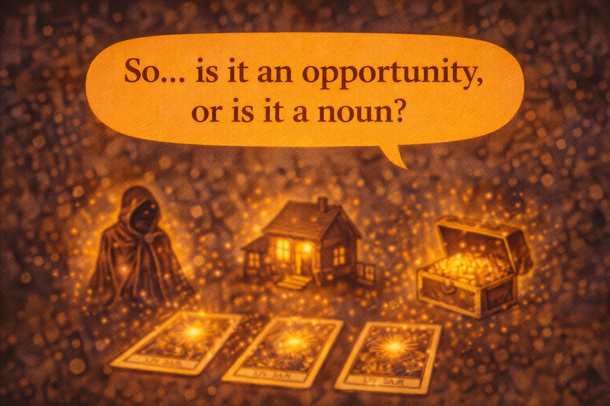 Tarot BS #Opportunity or a Noun?