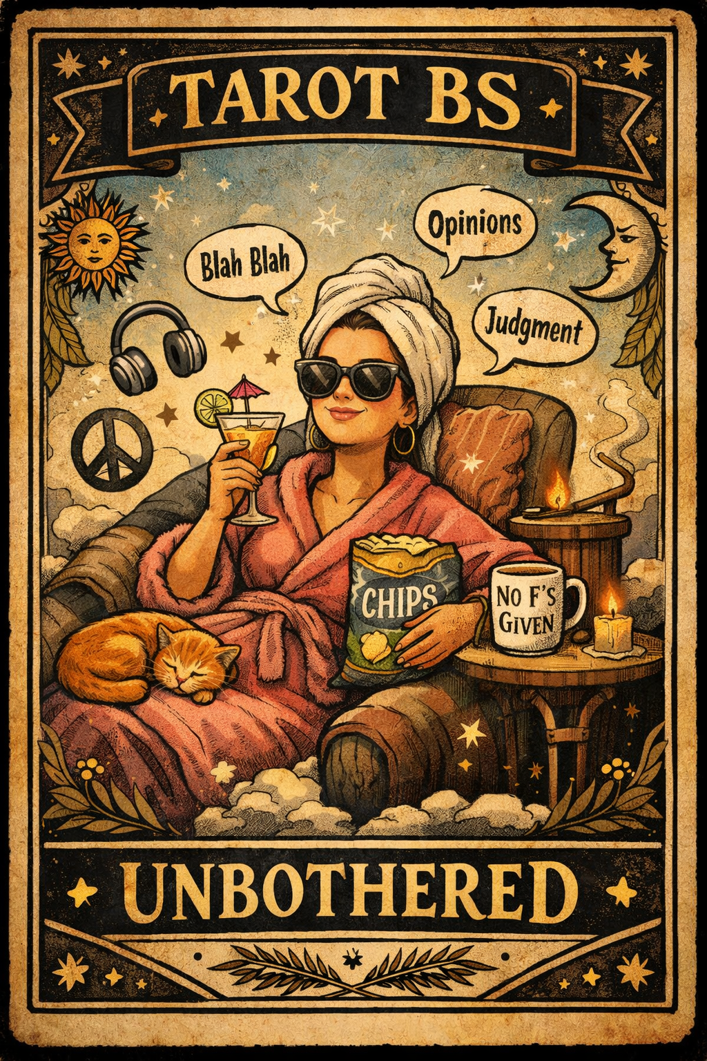 #Unbothered...No F's Given